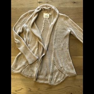 Shawl neck cardigan from Anthropologie
